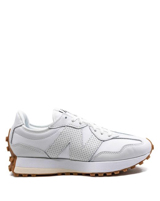 New Balance 327 sea Salt/black Sneakers in White | Lyst UK