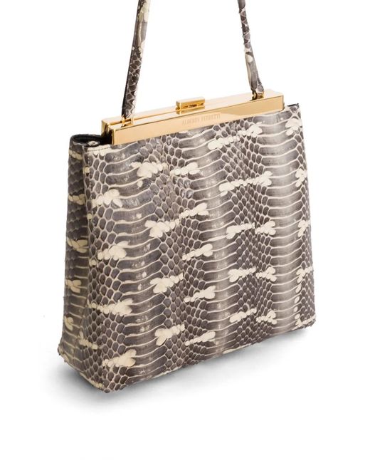 Borsa Mini di Alberta Ferretti in White