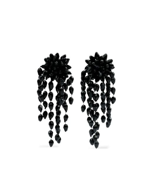 Isabel Marant Black Clip Earrings Accessories