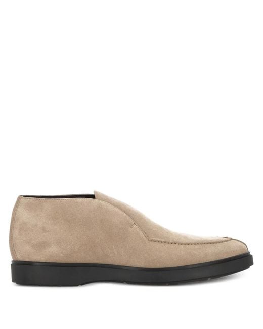 Ortigni Brown Slip-On Desert Boots for men
