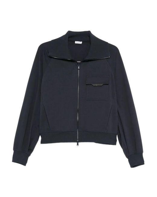 Brunello Cucinelli パッチポケット トップ Blue