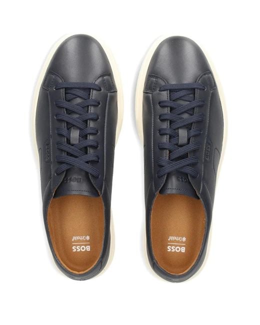 Boss Blue Low-Top Trainers for men