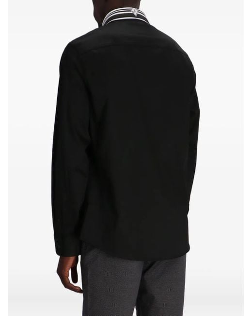 Chemise En Coton ARMANI EXCHANGE pour homme en coloris Black