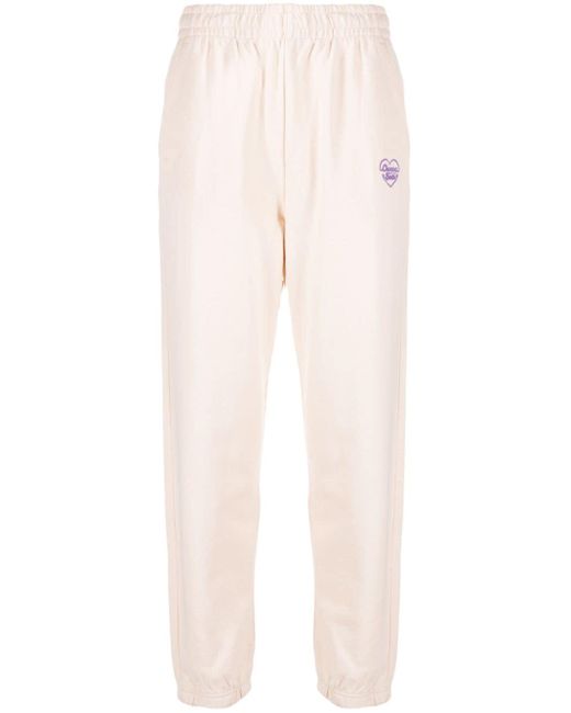 Chocoolate Natural Logo-embroidered Cotton Track Pants