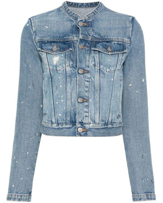 Giacca di jeans di MM6 by Maison Martin Margiela in Blue