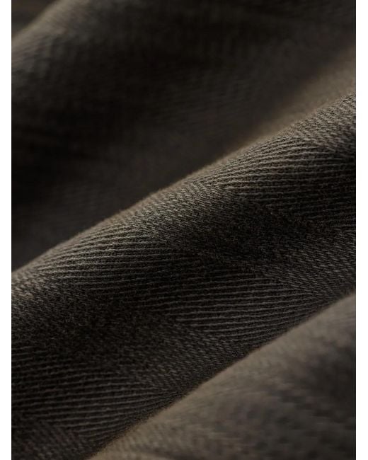 RRL Black Herringbone-Pattern Blazer for men