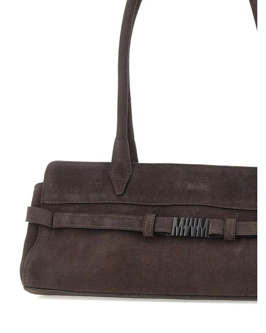 MANDÈL Brown Gina Logo-Embellishment Shoulder Bag