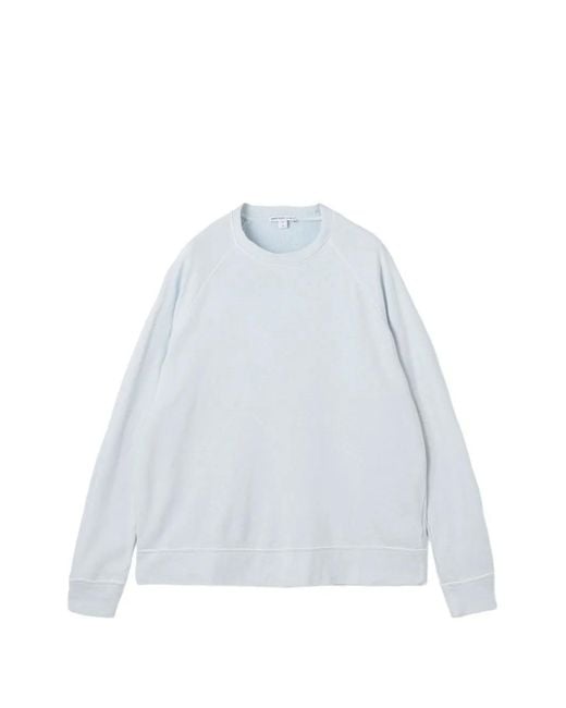 James Perse White Relaxed Sweatshirt