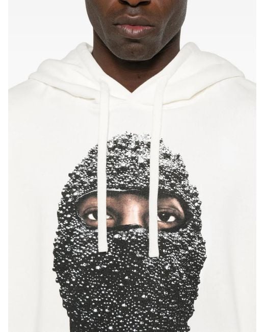 Ih Nom Uh Nit Hoodie Met Print in het White voor heren