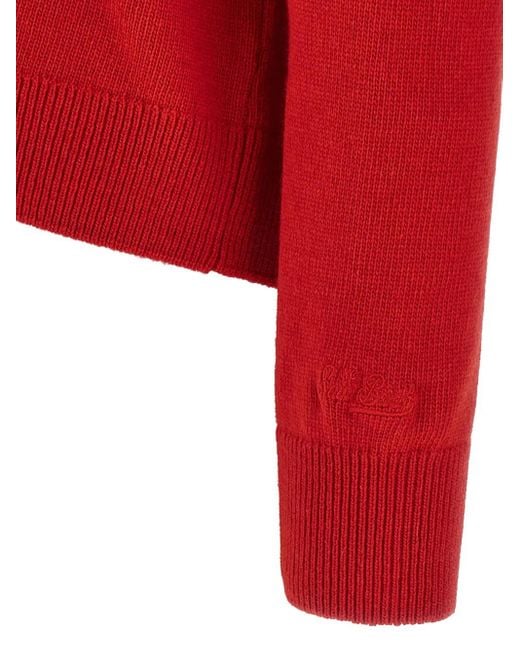 Mc2 Saint Barth Red New Queen' Sweater