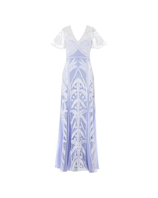 Temperley London White Giselle Embroidered Gown