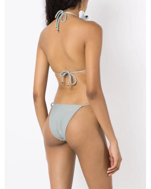 Amir Slama Bikini Met Halternek in het White