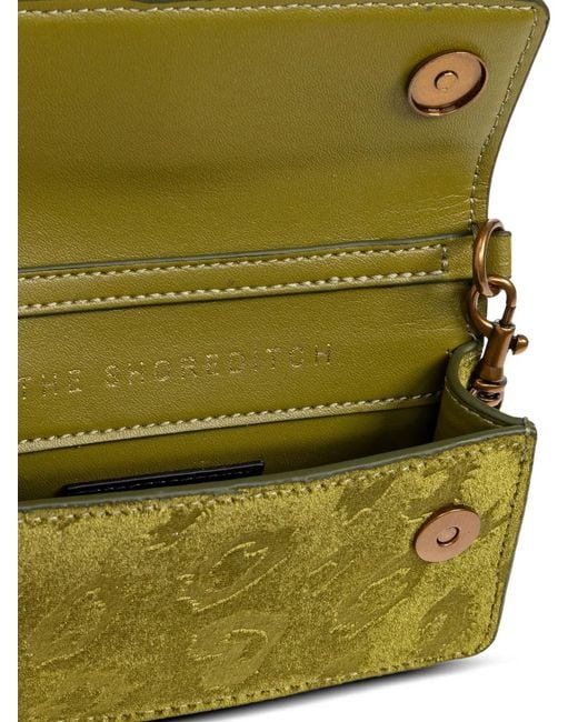 Kurt Geiger Green Nano Drench Long Shoreditch Shoulder Bag