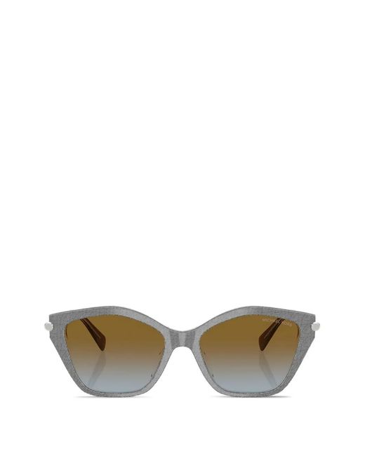 Michael Kors Gray Catskills Cat-Eye Frame Sunglasses
