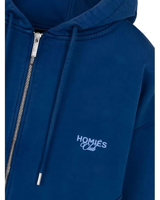 Homies Marbella Blue Zip Hooded Jacket