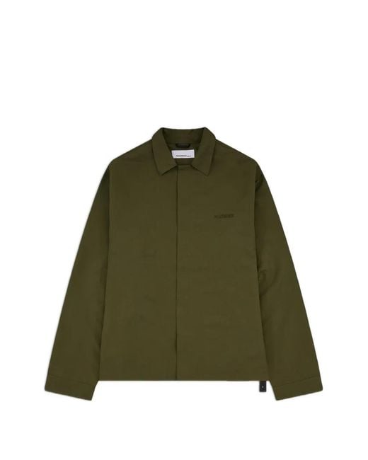 Oamc Peacemaker Green Graphic Shirt for men