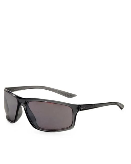 Nike Gray Adrenaline Rectangle-Frame Sunglasses for men