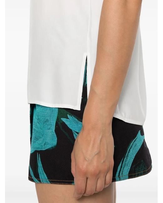 P.A.R.O.S.H. Sofia Zijden Blouse in het White