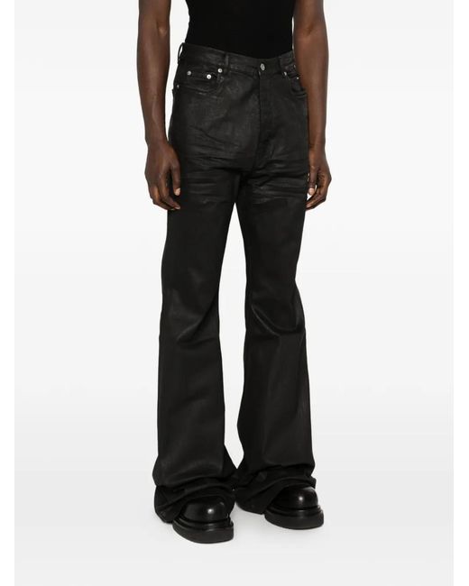 Rick Owens Black Bolan Bootcut Jeans for men