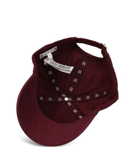 Tommy Hilfiger Red Logo Adjustable Baseball Cap