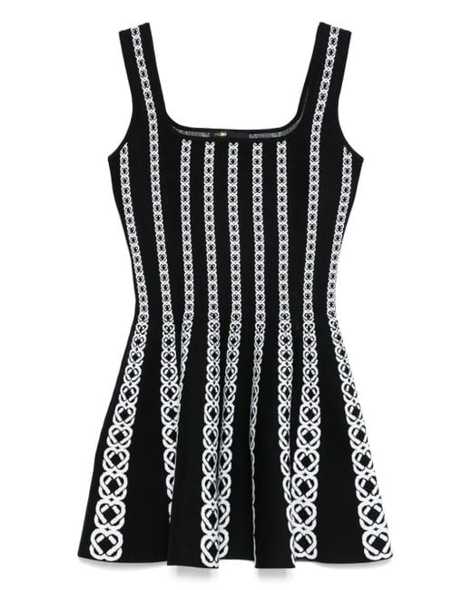 Maje ジャカード ミニドレス Black