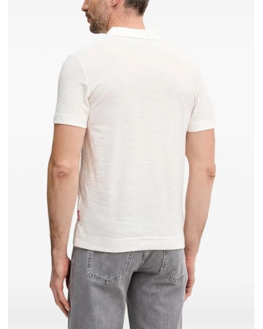 Joop! White Button-Up Polo Shirt for men