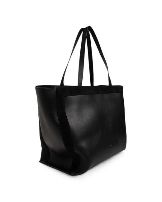 Wandler Black Leather Tote Bag