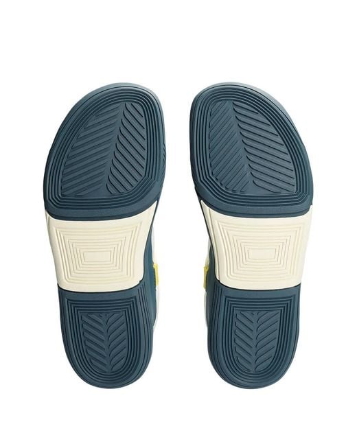 Groundies Blue G-Flex Precision Mesh-Panelled Lace-Up Sneakers