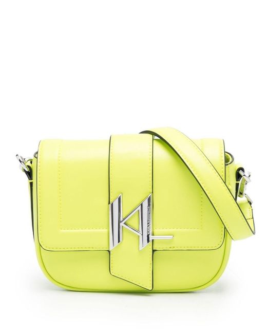 Karl Lagerfeld Small K/saddle Crossbody Bag in Green Lyst Australia