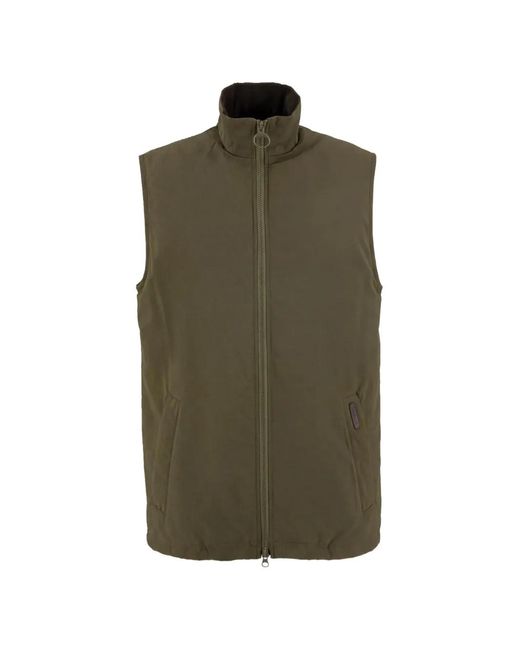 Barbour Hepscott Bodywarmer Met Logo-Patch in het Green voor heren