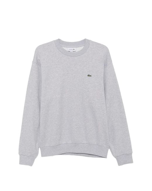 Lacoste Pullover Mit Logo-Patch in White für Herren