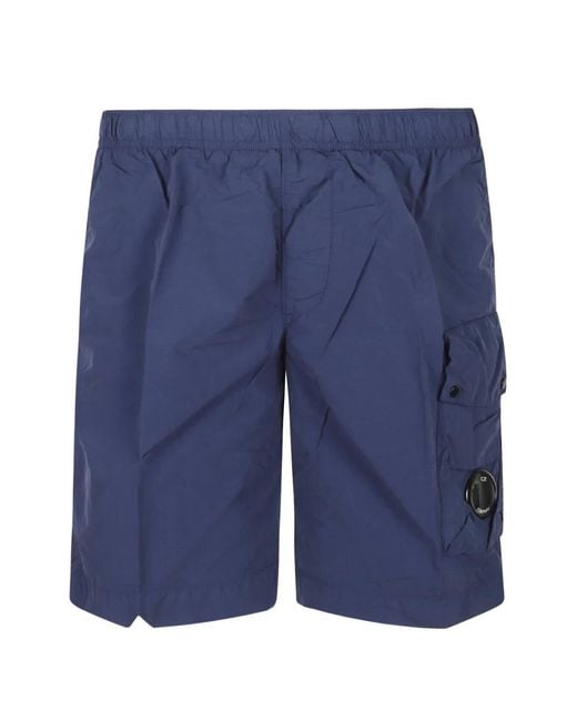 C P Company Blue Swim Shorts for men