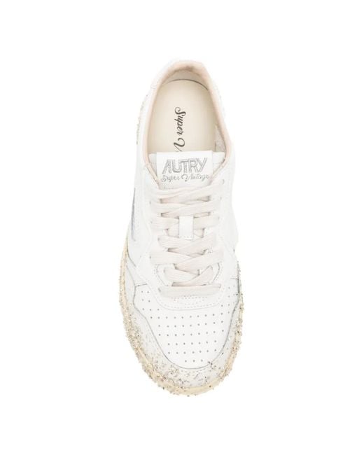 Autry White Super Vintage Sneakers
