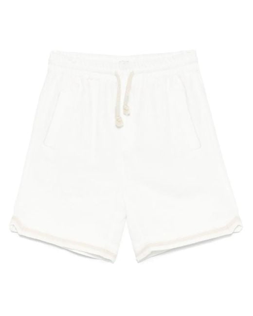 メンズ Eleventy リネン ショートパンツ White
