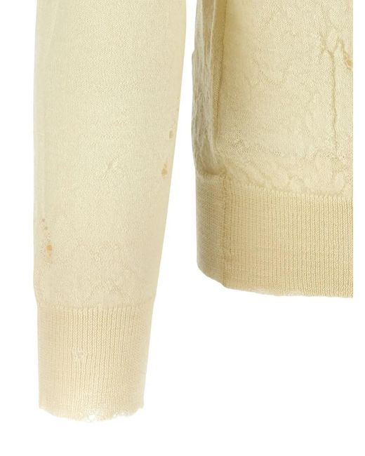 MM6 by Maison Margiela Natural Sweater for men