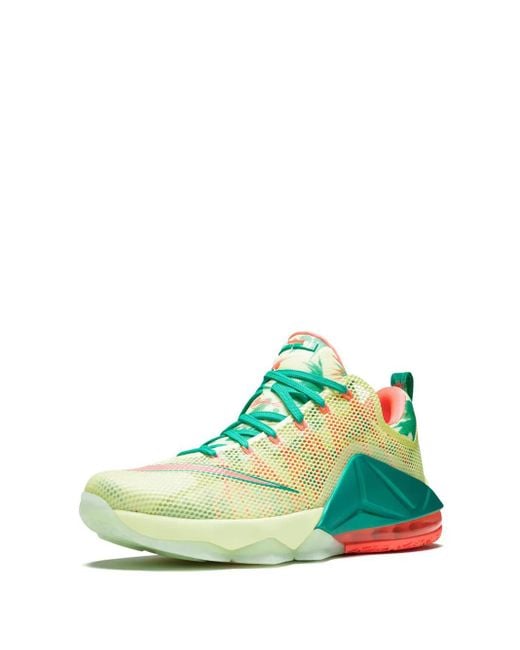 Nike Blue Lebron 12 Low Prm Sneakers