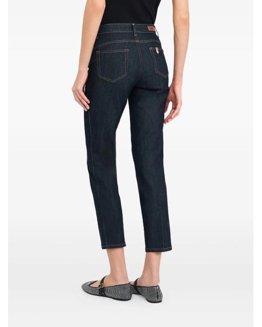 Liu Jo Blue Cropped Skinny Jeans