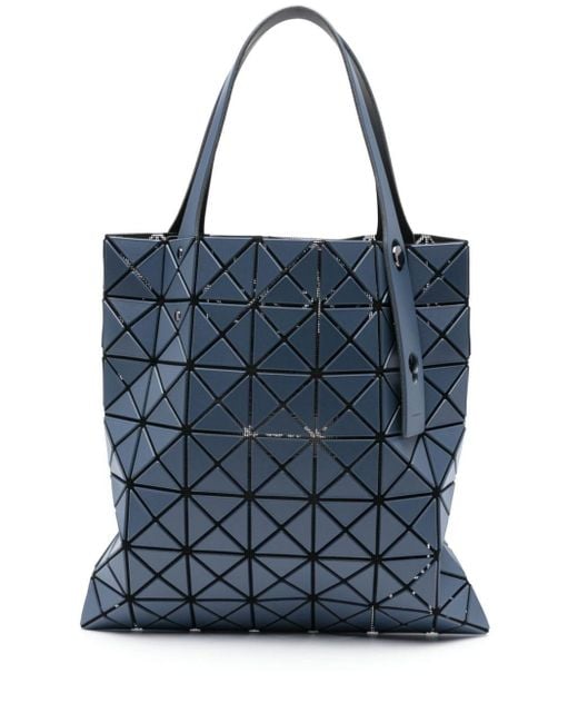 Bao Bao Issey Miyake Blue Handtasche mit geometrischen Einsätzen