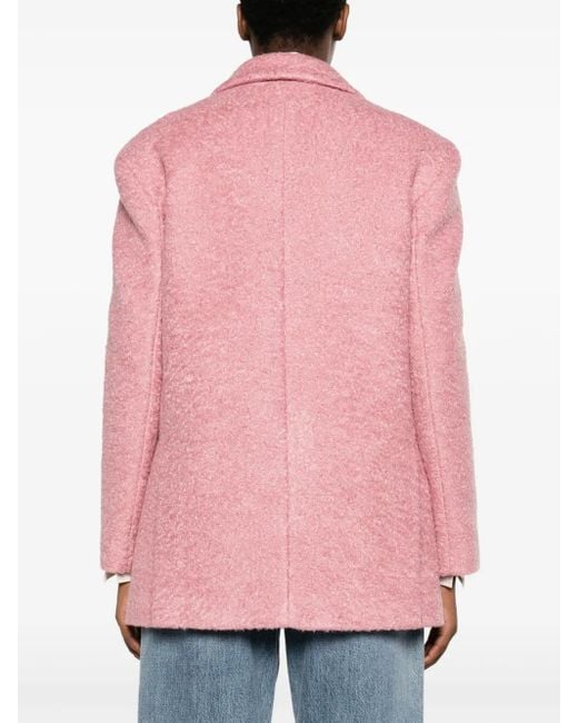 Blazer Con Revers Classici di Blanca Vita in Pink