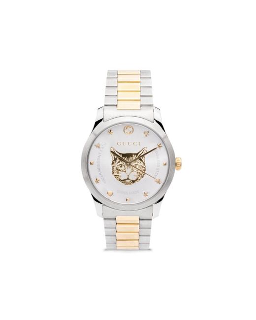 Gucci White G-timeless 27mm