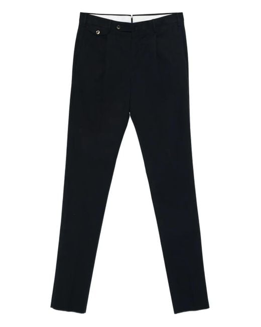Pantalon À Design Plissé PT Torino pour homme en coloris Black