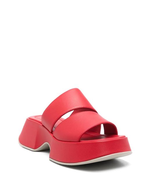 Vic Matié Red 55Mm Mini Yoko Sandals