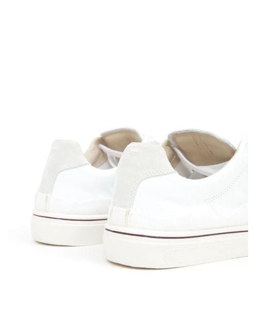 Maison Margiela White New Evolution Lace-Up Sneakers