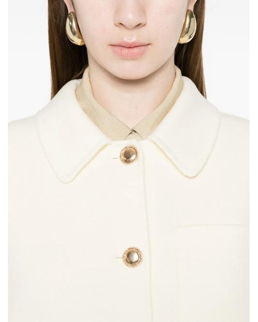 Arma Natural Button-Fastening Jacket