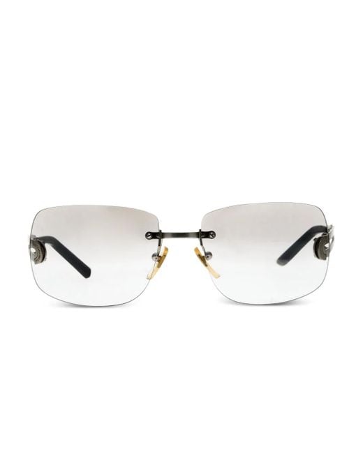 Occhiali Da Sole Squadrati Con Logo di Dolce & Gabbana in Metallic