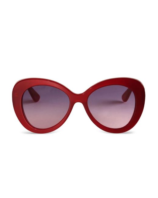 Gafas de sol con montura oversize Emilio Pucci de color Red