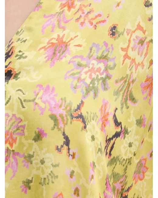 Top con estampado floral Pedro Del Hierro Madrid de color Blue