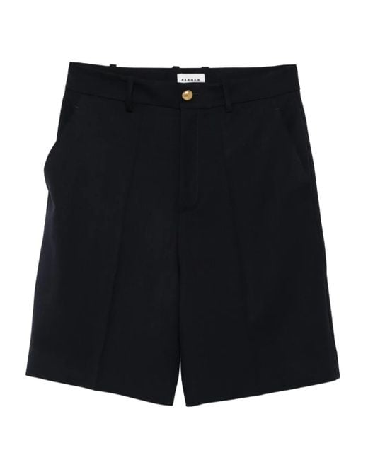 P.A.R.O.S.H. ボタンディテール ショートパンツ Black