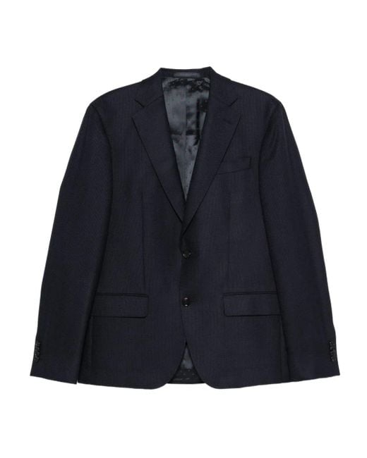 Blazer con botones Sand de hombre de color Blue