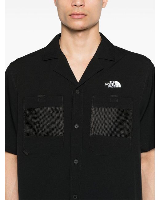 The North Face Black First Trail Logo-print Shirt for men